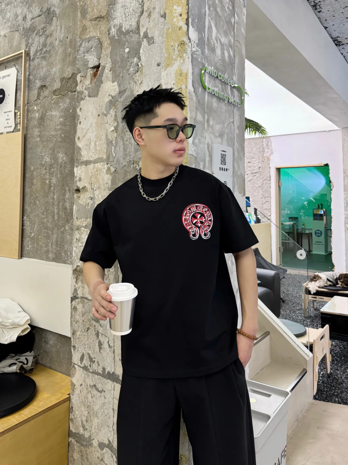 ch 2024 New Arrival t Same Style T S M L XL XXL Black White